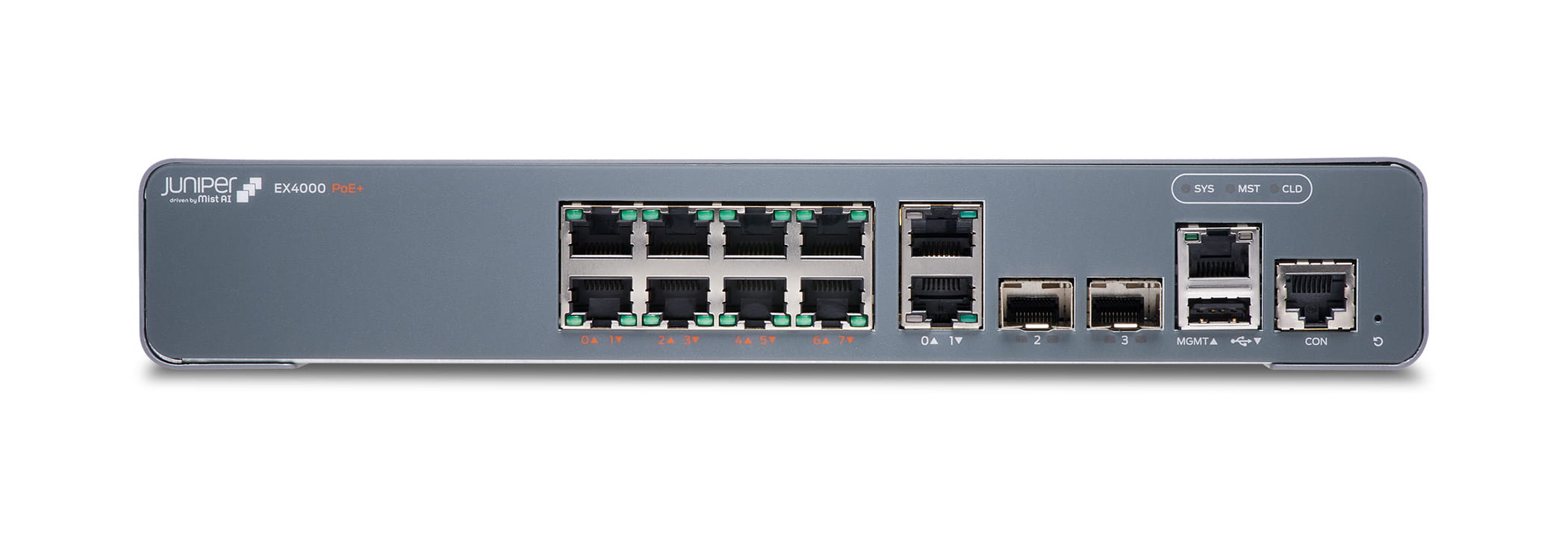 Juniper EX Series EX4000-8P - Switch - L3 - managed - 8 x 10/100/1000 (PoE+)