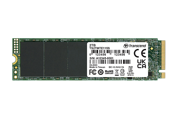Transcend 115S - SSD - 2 TB - intern - M.2 2280 (doppelseitig)
