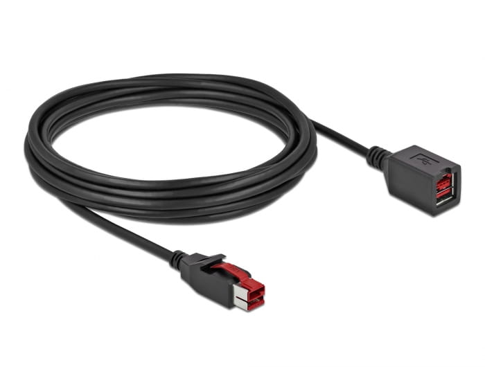 Delock PoweredUSB Verlängerungskabel - USB PlusPower (24 V)