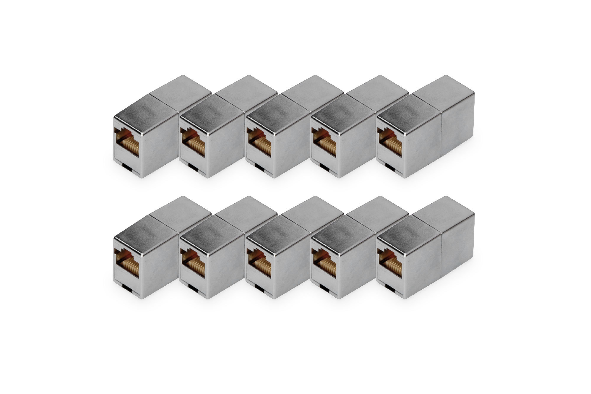 DIGITUS CAT 5e, Klasse D, RJ45 Modulare Kupplung - 10 Stk.