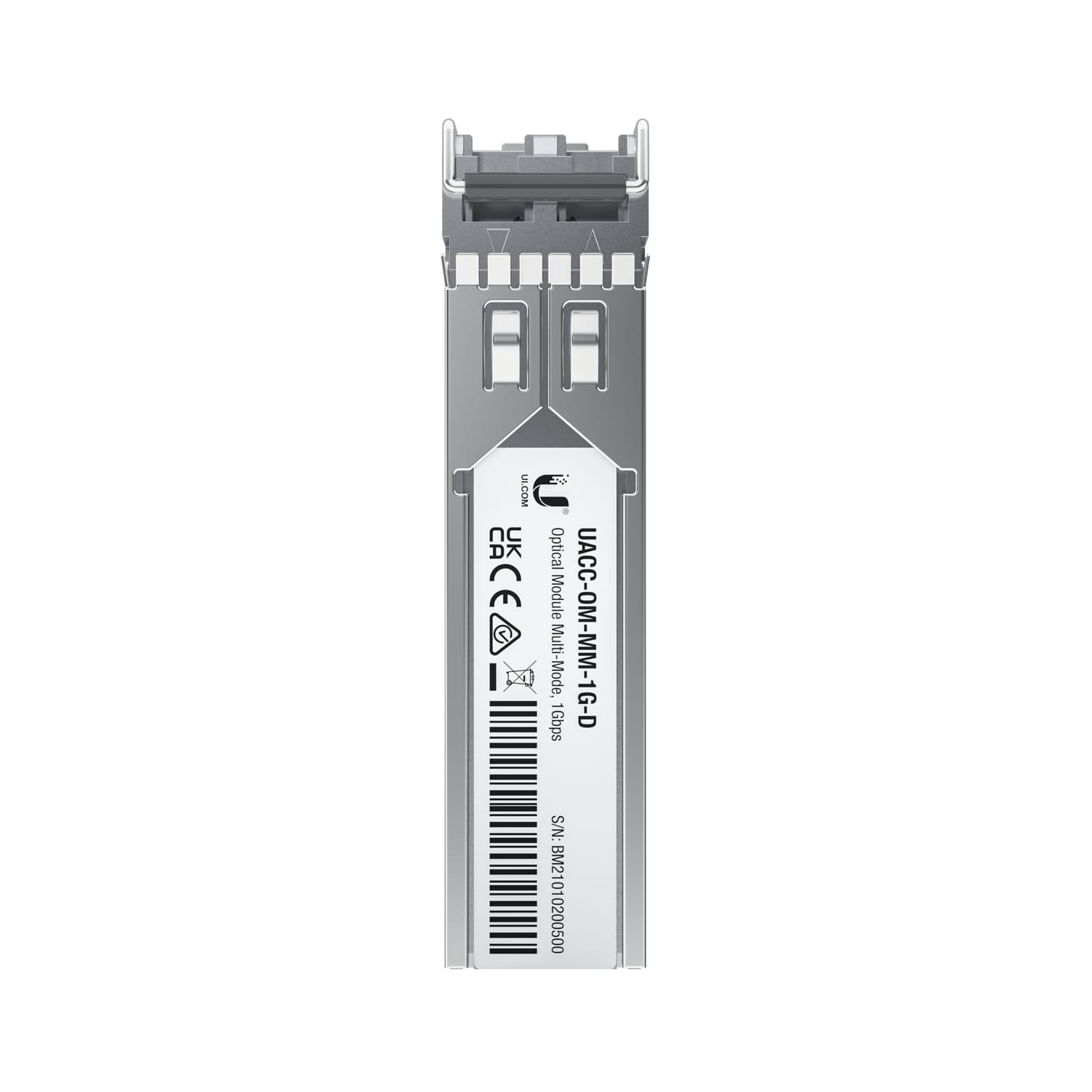 Ubiquiti UACC-OM-MM-1G-D - SFP (Mini-GBIC)-Transceiver-Modul - 1GbE - LC Multi-Mode - bis zu 550 m - 850 nm (Packung mit 2)