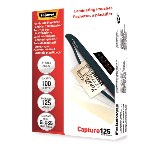 Fellowes Laminating Pouches - 125 Mikron - 100er-Pack