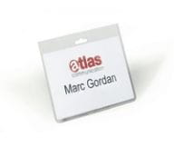 Durable Namensschild - für 60 x 90 mm - durchsichtig (Packung mit 20)