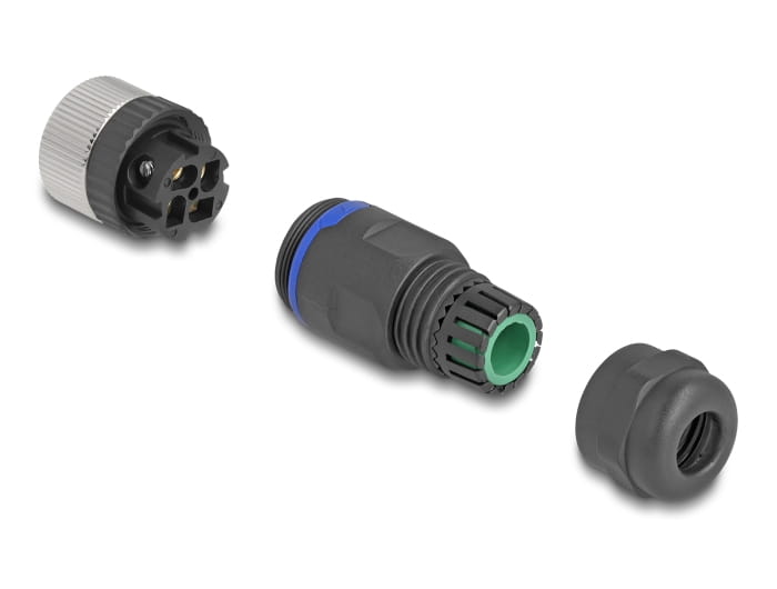 Delock Adapter für Power Connector - M12 (4-polig)