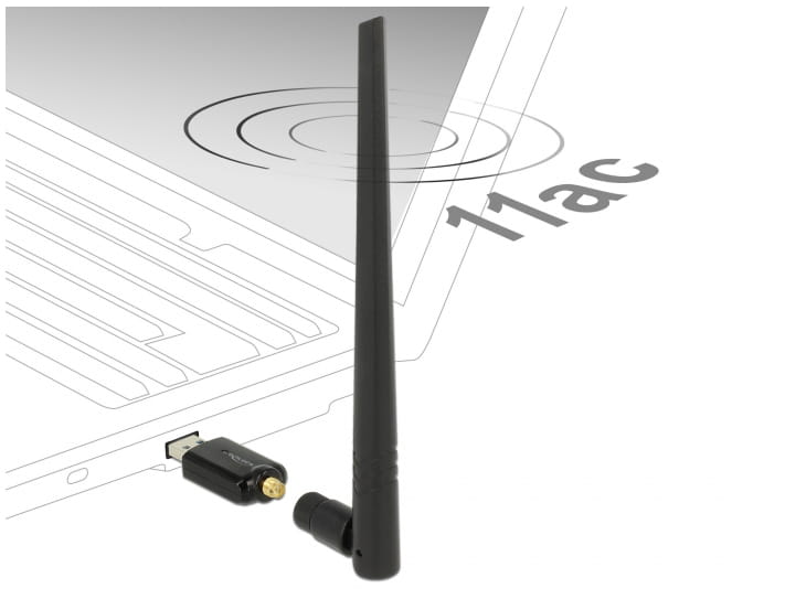 Delock USB 3.0 Dual Band WLAN ac/a/b/g/n Stick