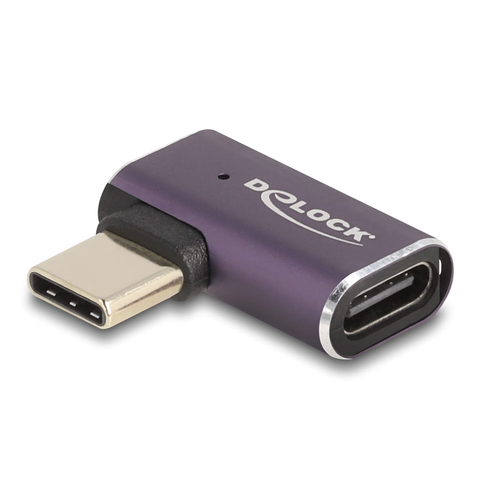 Delock USB-Adapter - USB-C (M) links/rechts abgewinkelt zu USB-C (W)