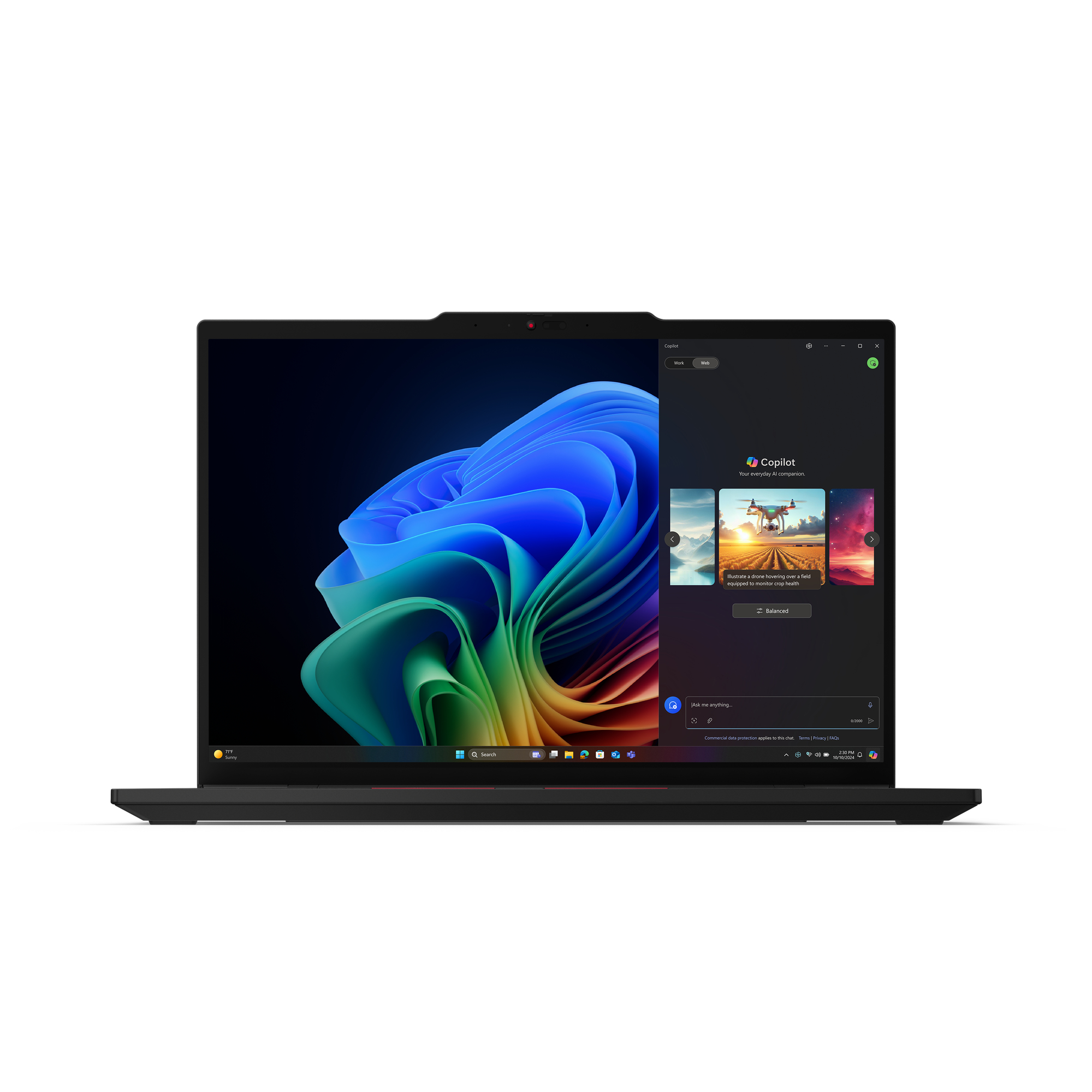 Lenovo ThinkPad T14s Gen 6 21M1 - 180°-Scharnierdesign - AMD Ryzen AI 7 PRO 360 / 2 GHz - Win 11 Pro - Radeon 880M - 32 GB RAM - 1 TB SSD TCG Opal Encryption 2, NVMe, Performance - 35.6 cm (14")