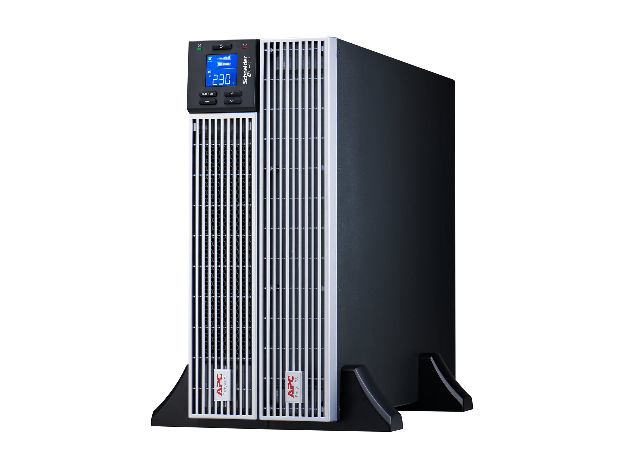 APC Easy UPS - USV (Rack - einbaufähig) - Wechselstrom 230 V - 1800 Watt - 2000 VA - Lithium-Ionen - USB, RS-232 - Ausgangsanschlüsse: 6 - 4U - 48.3 cm (19") - Online-USV