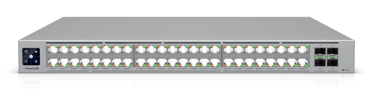 Ubiquiti UniFi Enterprise Campus 48 PoE - Switch - L3 - managed - 16 x 2.5GBase-T + 32 x 10Gb Ethernet + 4 x 25 Gigabit SFP28 - an Rack montierbar - PoE Class 4 (2150 W)