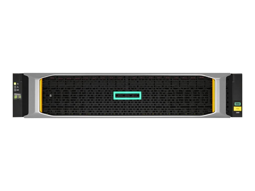 HPE Modular Smart Array 1060 10GBASE-T iSCSI SFF Storage - 6th Generation - Festplatten-Array - 0 TB - 24 Schächte (SAS-3)