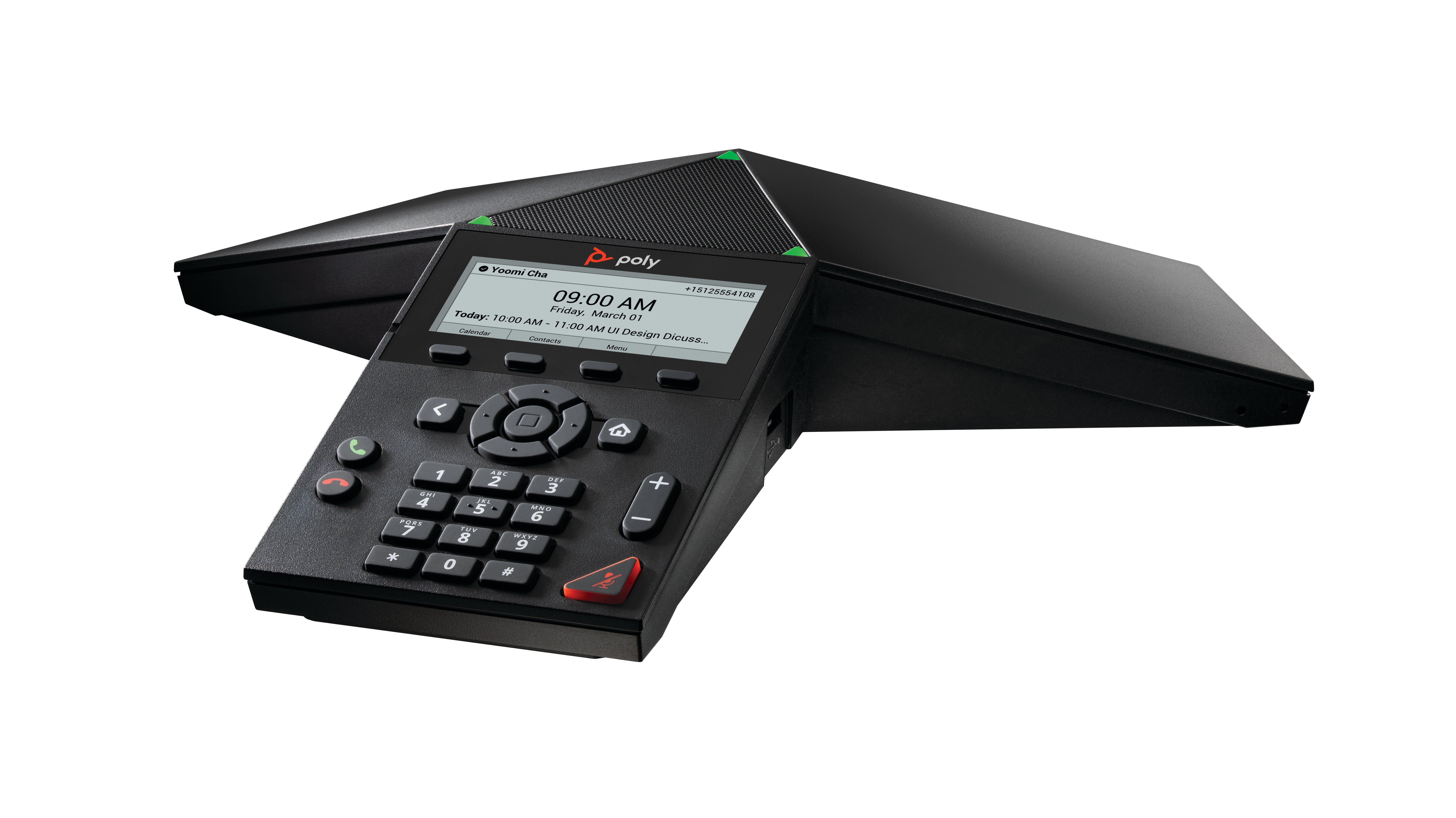 Poly HP Poly Trio 8300 NR - VoIP-Konferenztelefon - mit Bluetooth-Schnittstelle mit Rufnummernanzeige/Anklopffunktion - IEEE 802.11a/b/g/n (Wi-Fi)