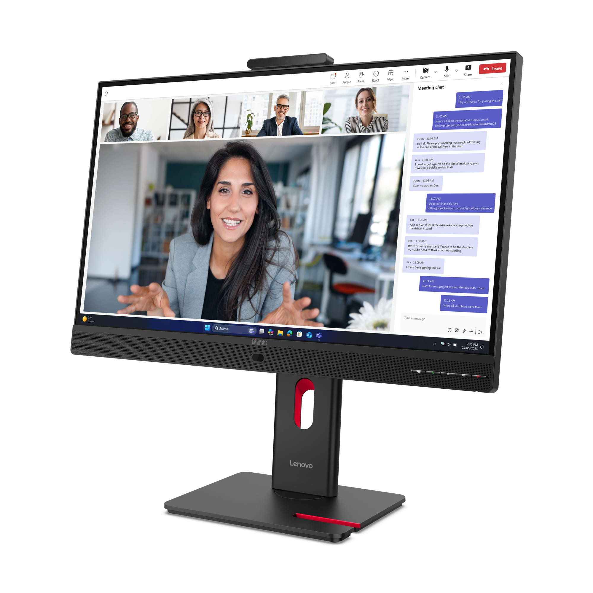 Lenovo ThinkVision T24-4v - LED-Monitor - 1920 x 1080 Full HD (1080p)