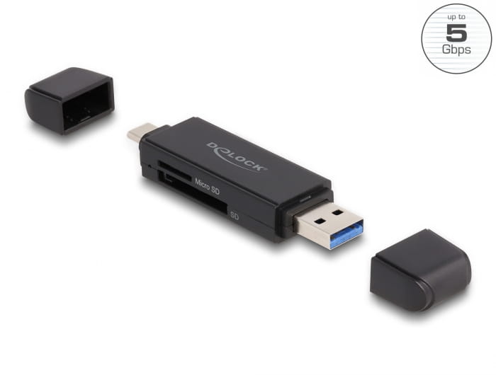 Delock Kartenleser (SD, miniSD, RS-MMC, TransFlash, MMCmobile, microSD, MMCplus, MMCmicro, microSDHC, SDXC, microSDXC, MMC II, TurboSD, Turbo miniSD, MultiMediaCard Dual Voltage, RS-MMC Dual Voltage)