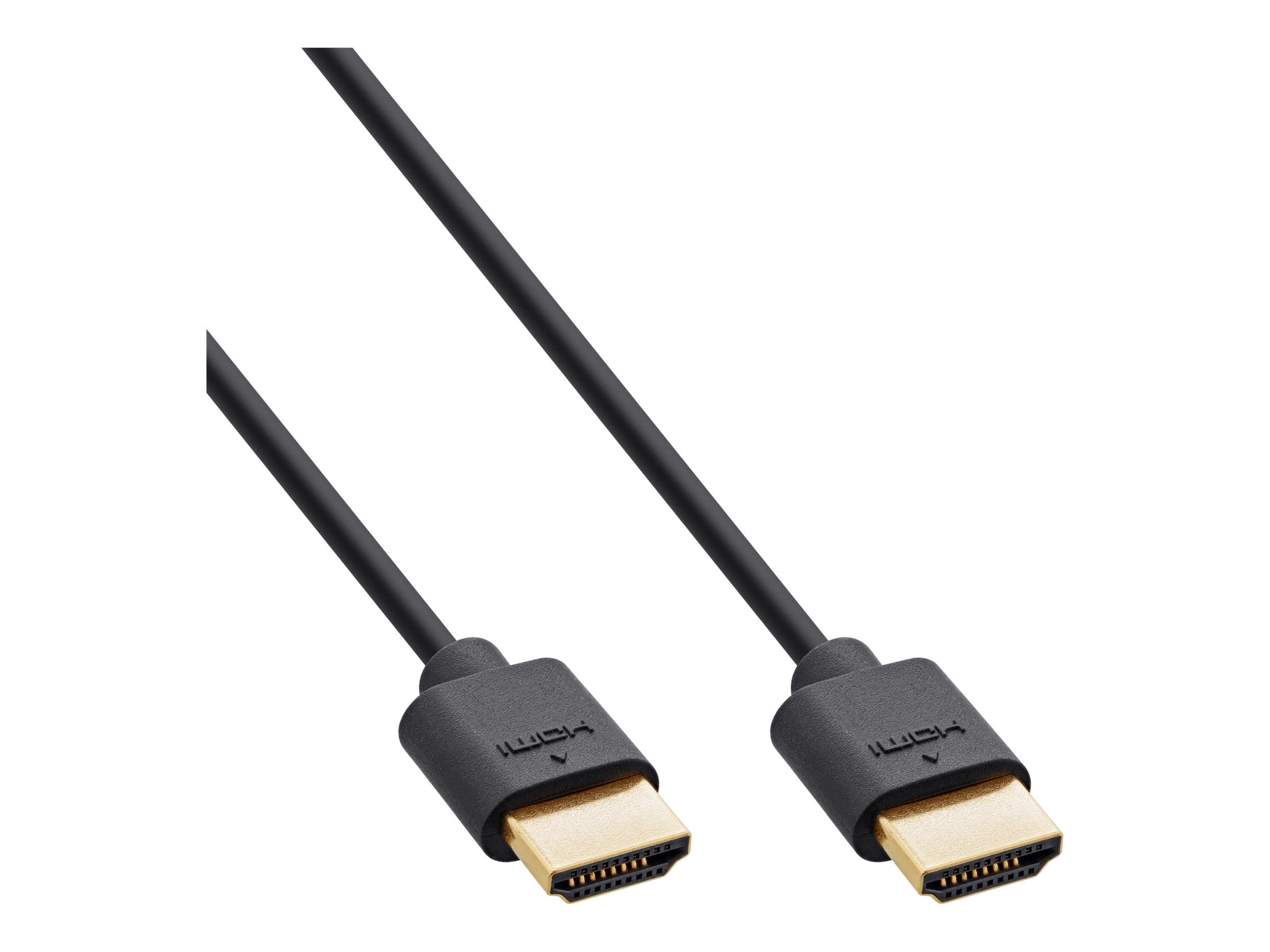 InLine Slim Ultra High Speed HDMI Kabel - 8K4K - Stecker / Stecker - 0,3m
