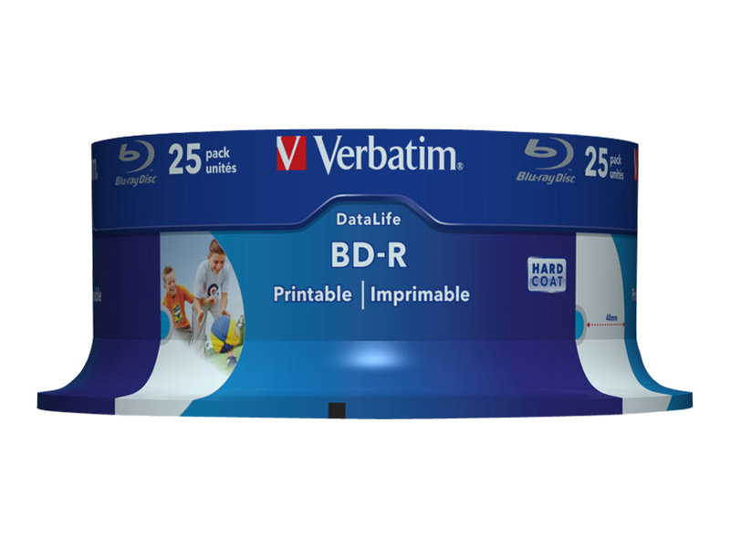 Verbatim DataLife - 25 x BD-R - 25 GB 6x - mit