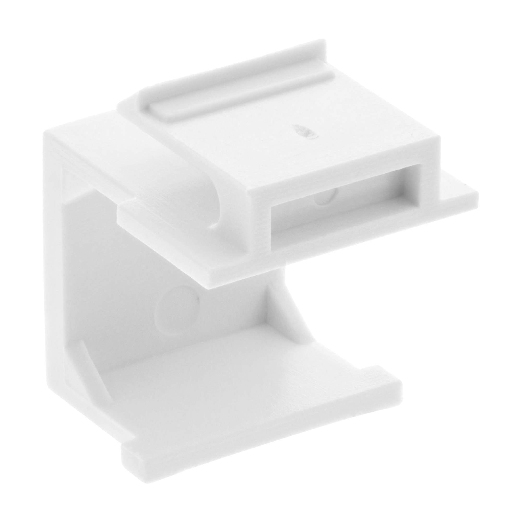 InLine Keystone SNAP-In Blindabdeckung für Modul Steckplatz - weiß 10er Pack