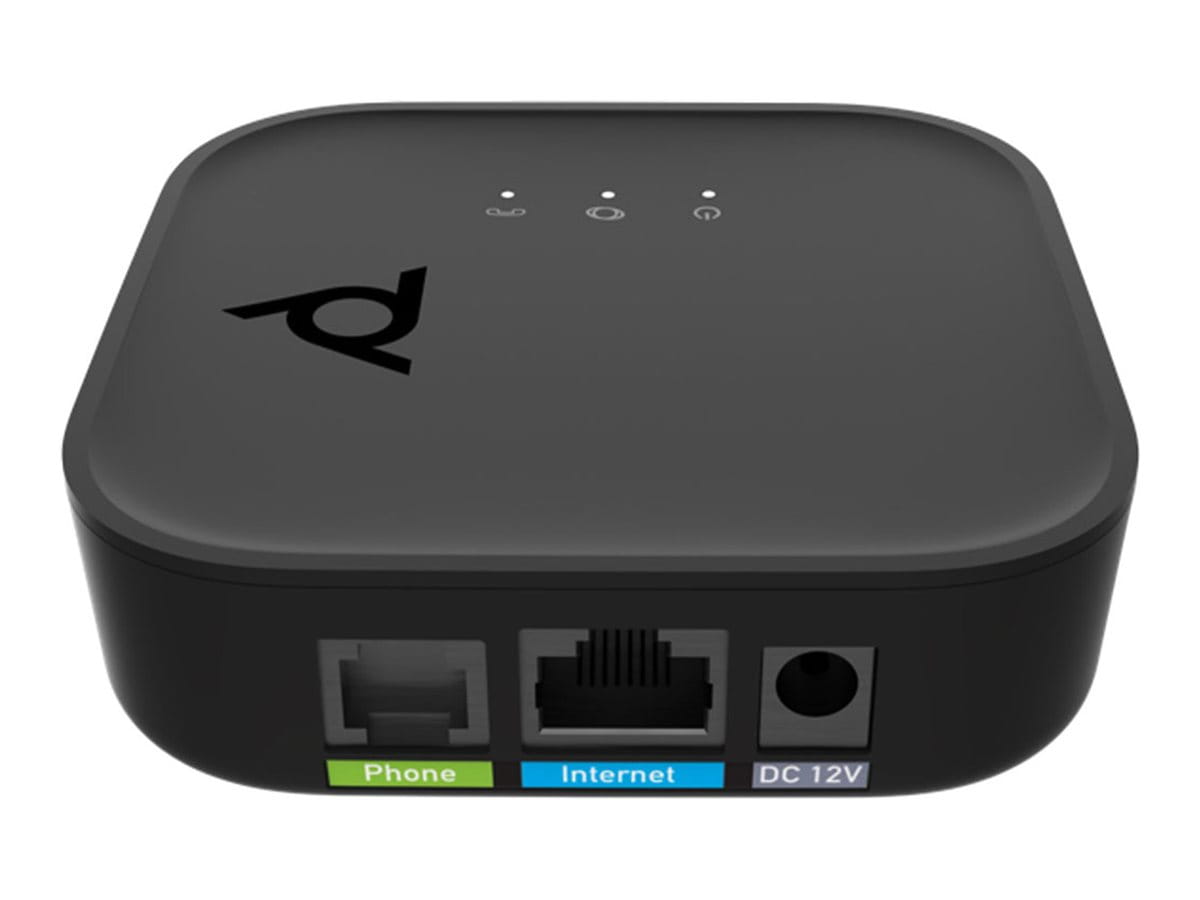 Poly HP Poly ATA 400 - VoIP-Telefonadapter - mit Open