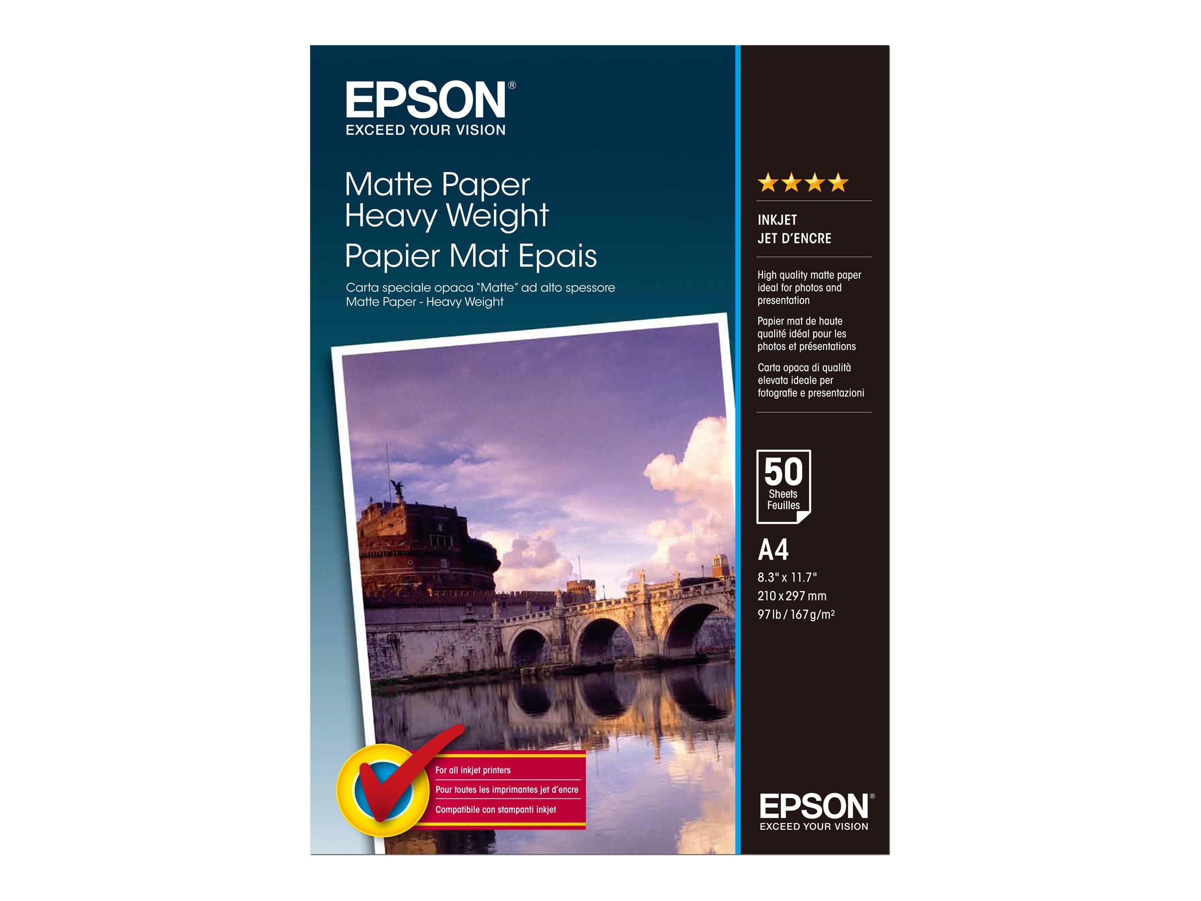 Epson Matt - weiß - A4 (210 x 297 mm) - 167 g/m²