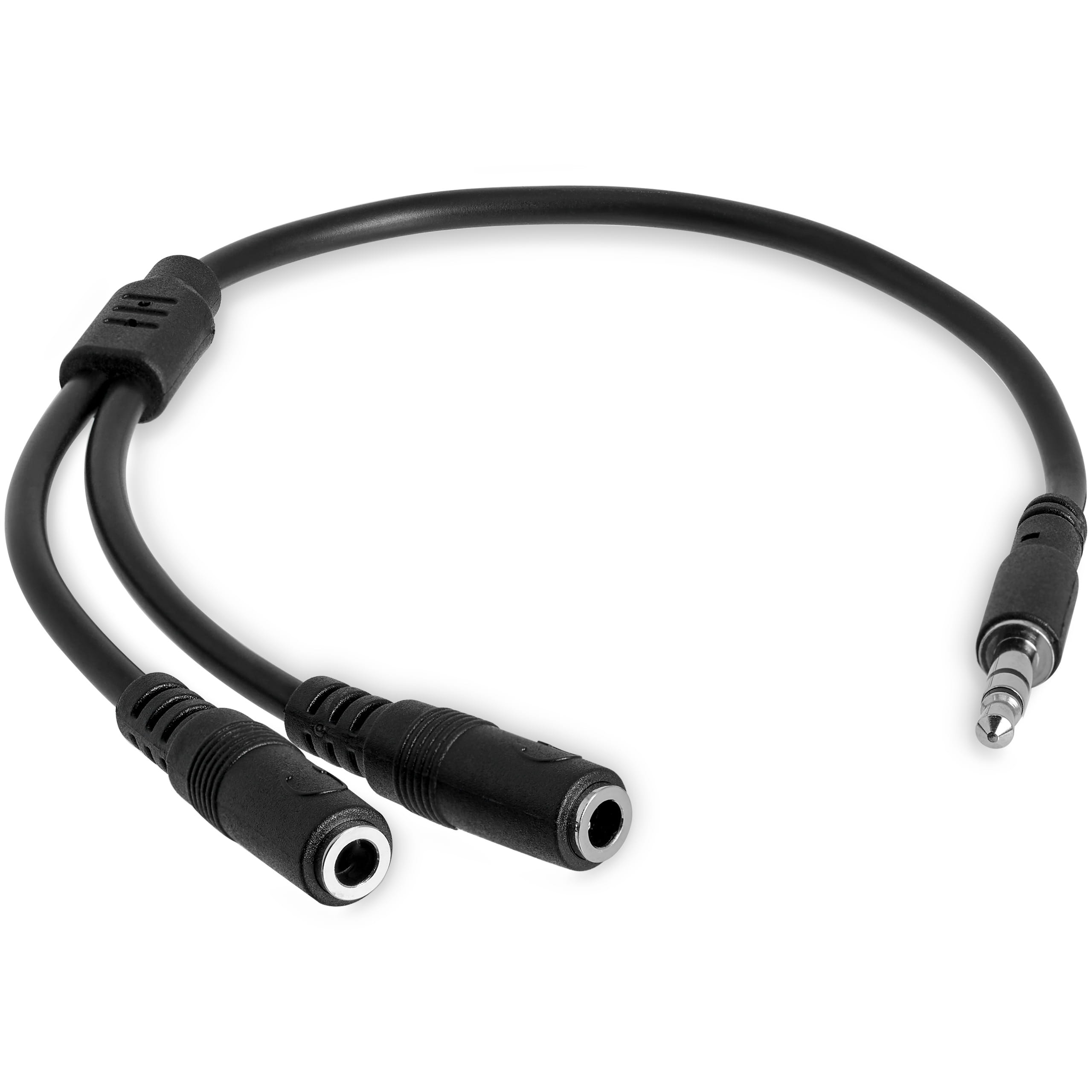 StarTech.com 3,5mm Klinke Y-Splitter Kabel