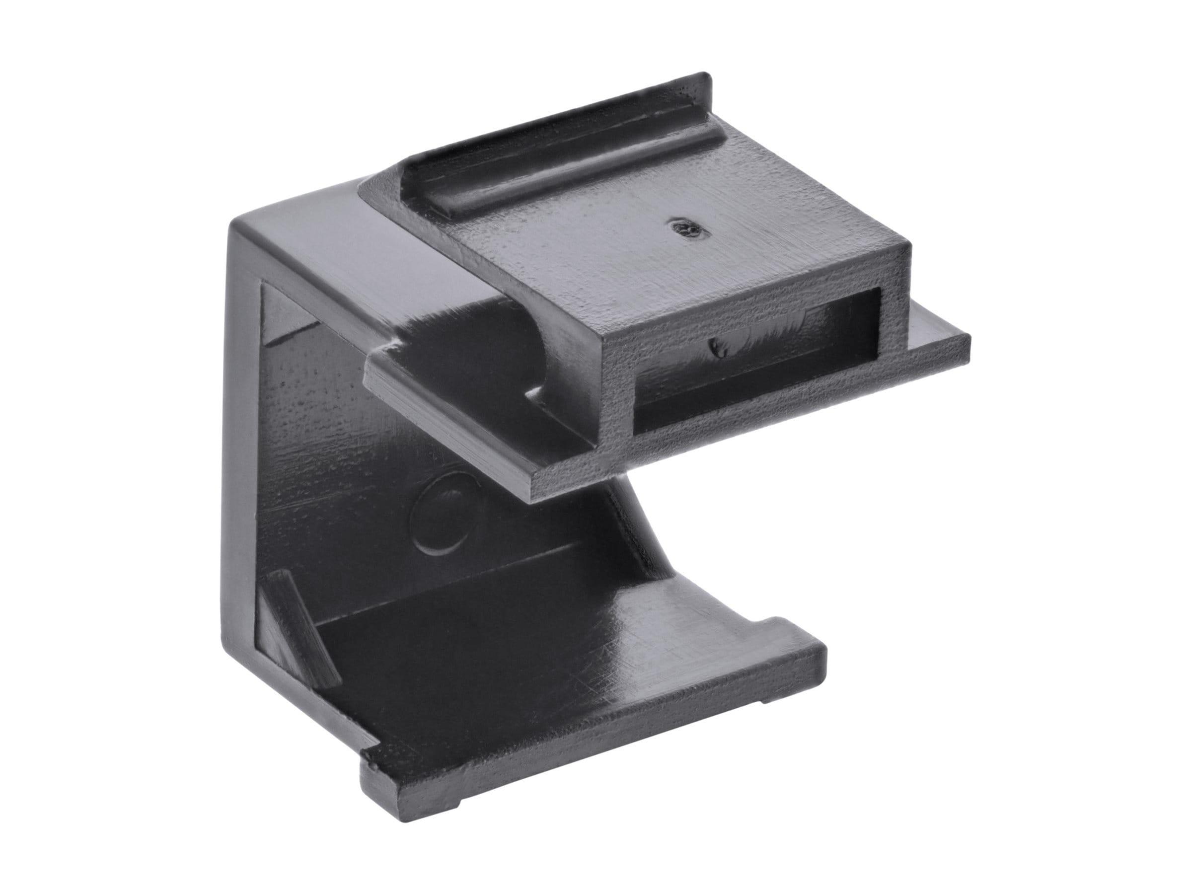 InLine Keystone SNAP-In Blindabdeckung für Modul Steckplatz - schwarz 10er Pack