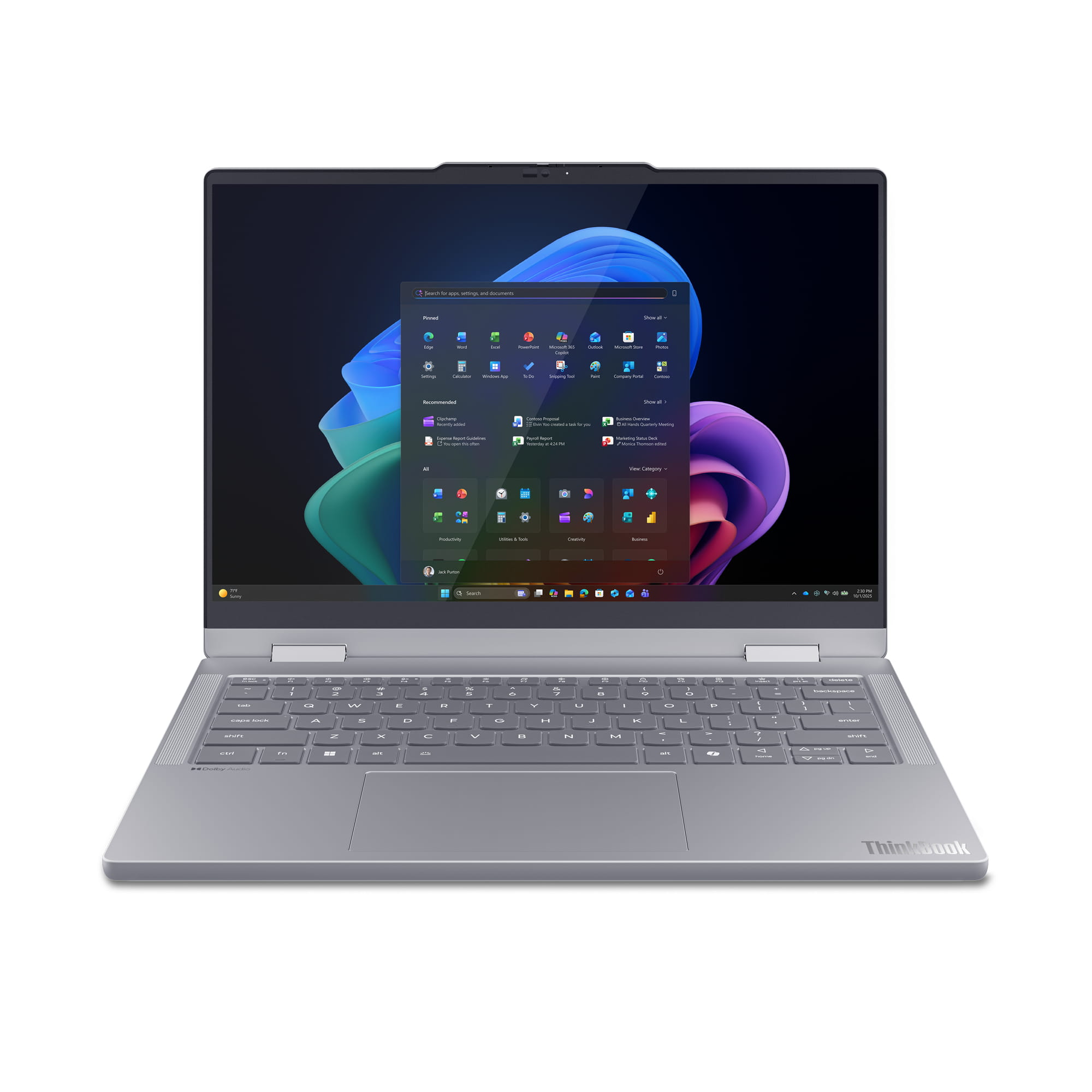 Lenovo ThinkBook 14 2-in-1 G6 IPL 22AR - Flip-Design - Intel Core Ultra 5 325 / 2.1 GHz - Win 11 Pro - Intel Graphics - 16 GB RAM - 512 GB SSD NVMe - 35.6 cm (14")