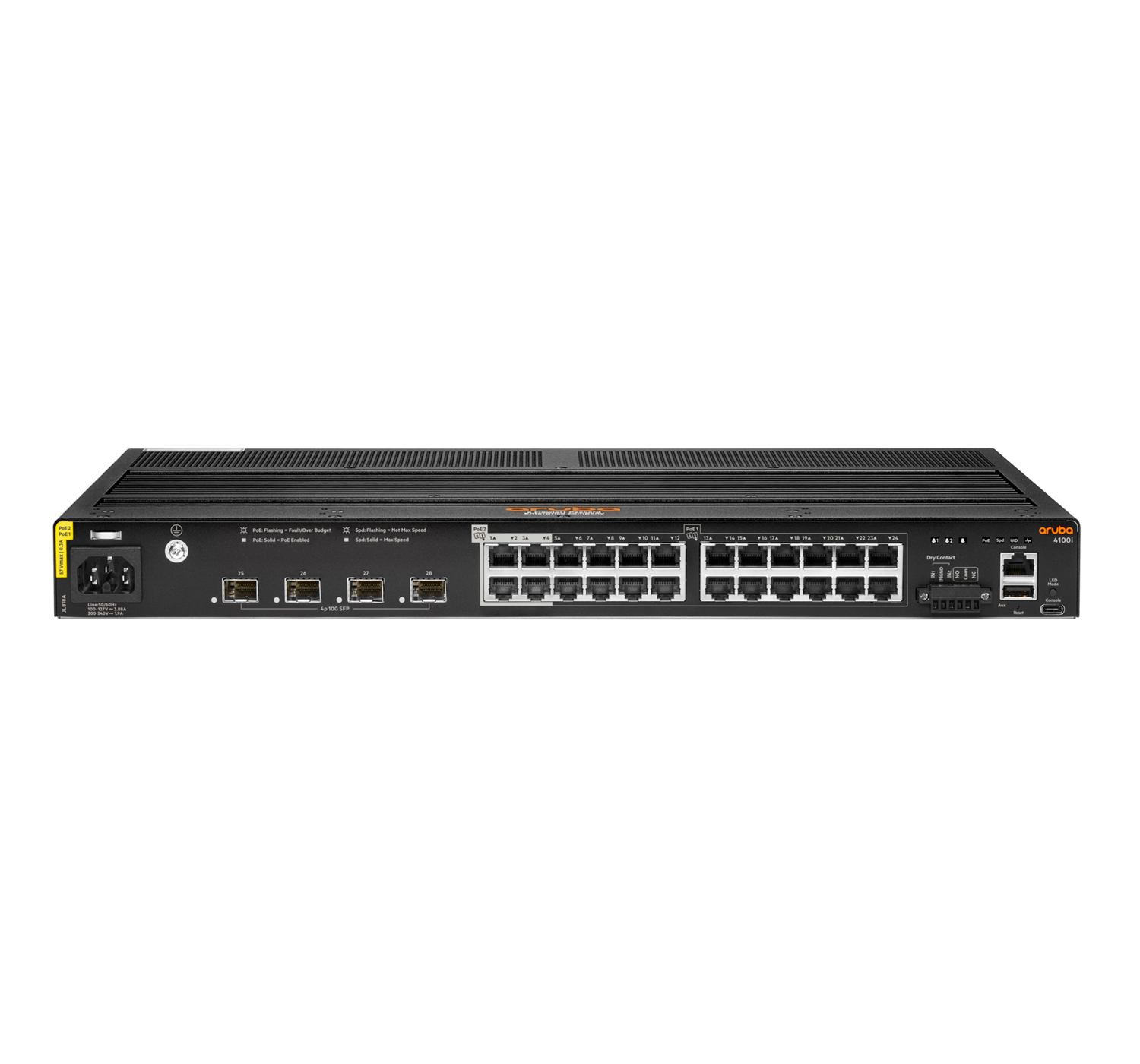 HPE Aruba Networking 4100i - Switch - 20 x 10/100/1000 (PoE Class 4)