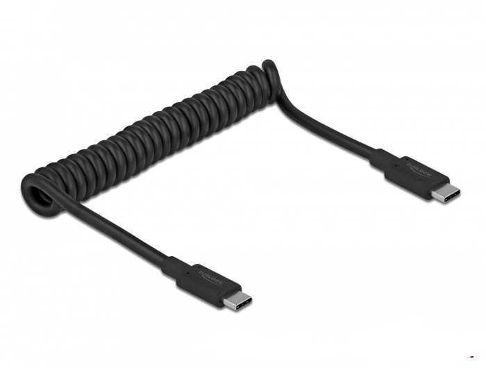 Delock USB 3.1 Gen 2 Coiled Cable Type-C male
