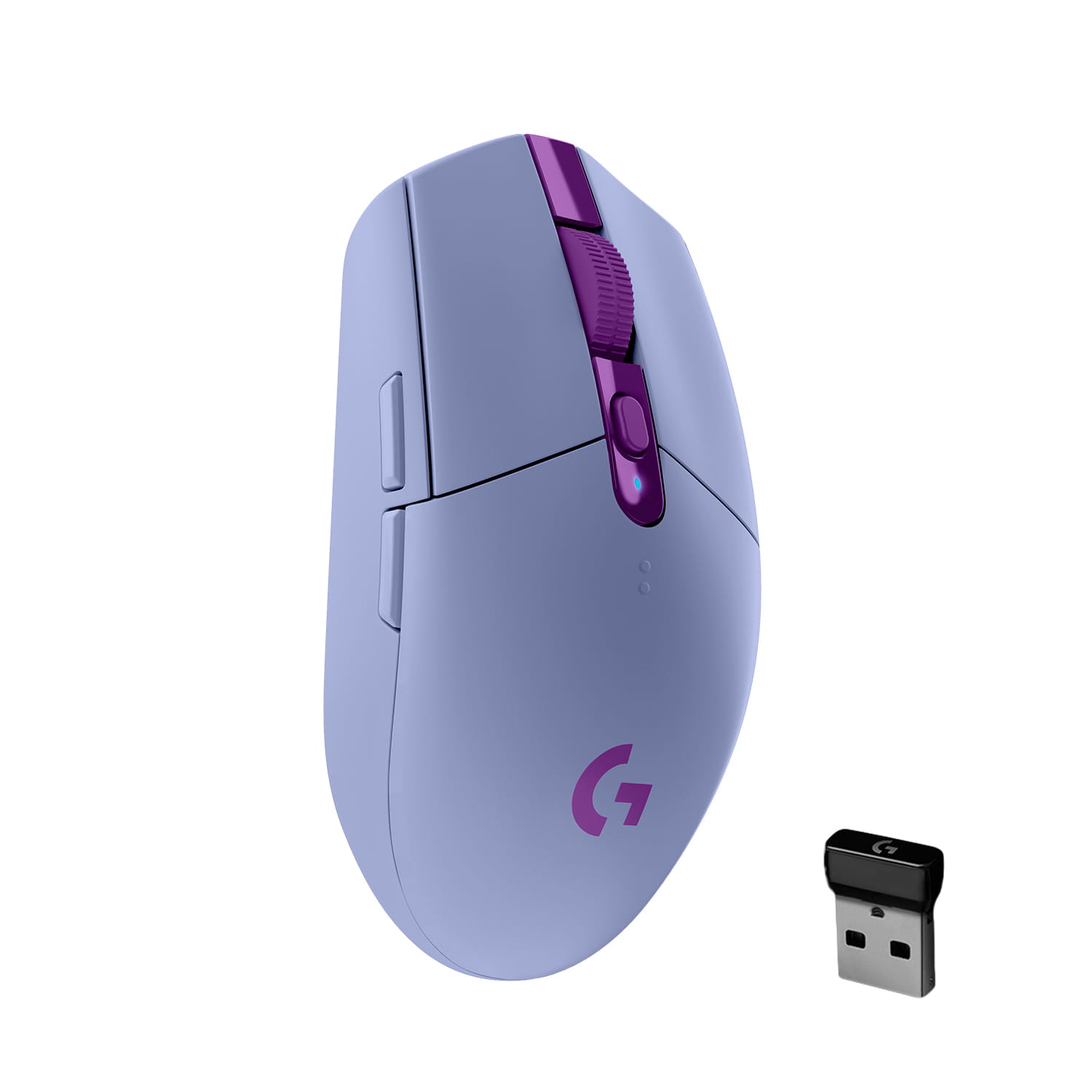 Logitech G G305 - Maus - optisch - 6 Tasten - kabellos - 2.4 GHz - kabelloser Empfänger (USB)