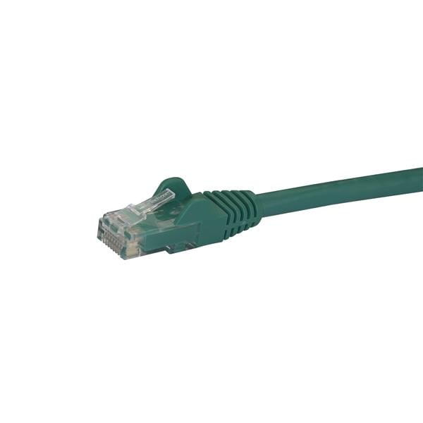 StarTech.com 2m CAT6 Ethernet Cable, 10 Gigabit Snagless RJ45 650MHz 100W PoE Patch Cord, CAT 6 10GbE UTP Network Cable w/Strain Relief, Green, Wiring is UL Certified/TIA - Category 6 - 24AWG (N6PATC2MGN)