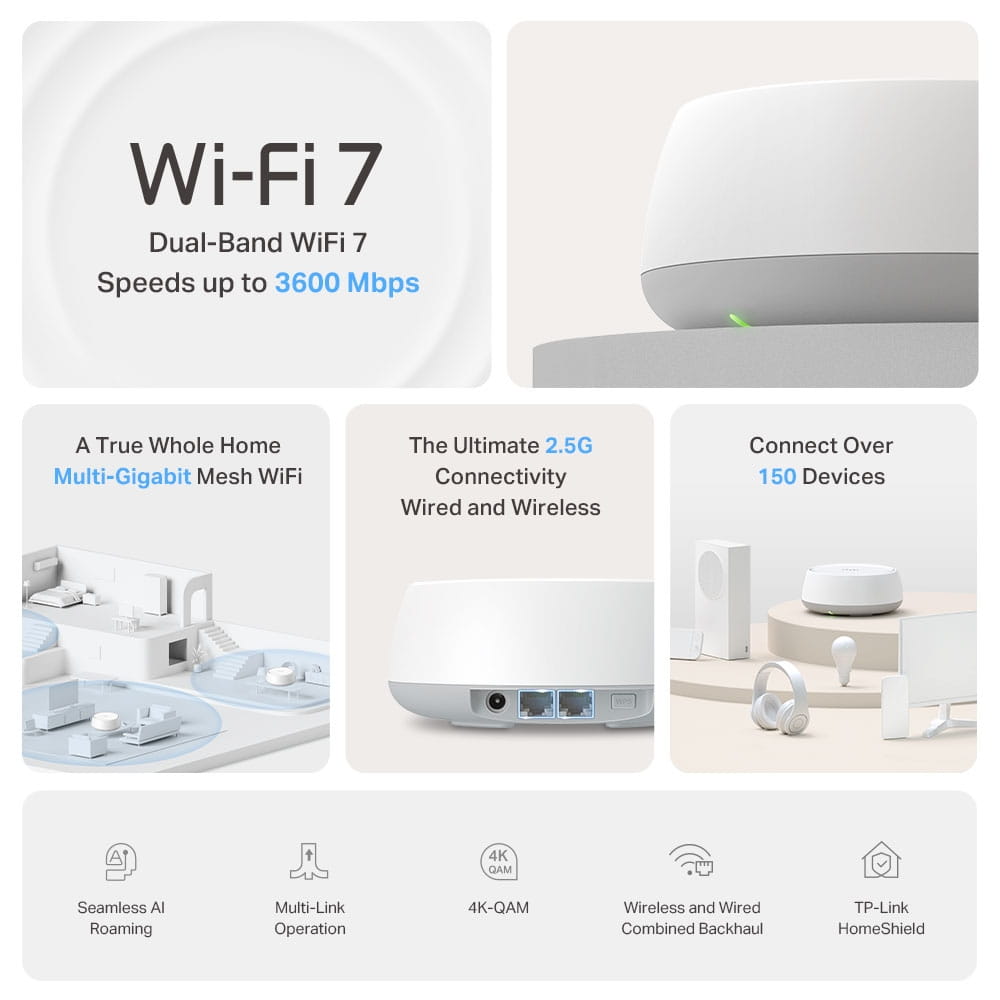 TP-LINK Deco BE25 V1 - WLAN-System - (2 Router)