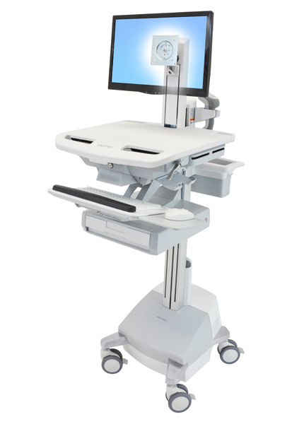 Ergotron Wagen - Konstante Krafttechnologie - für LCD-Display / PC-Ausrüstung - mit LCD-Drehpunkt, Schublade (1x1) Ergotron Wagen - Konstante Krafttechnologie - für LCD-Display / PC-Ausrüstung - mit LCD-Drehpunkt, Schublade (1x1)