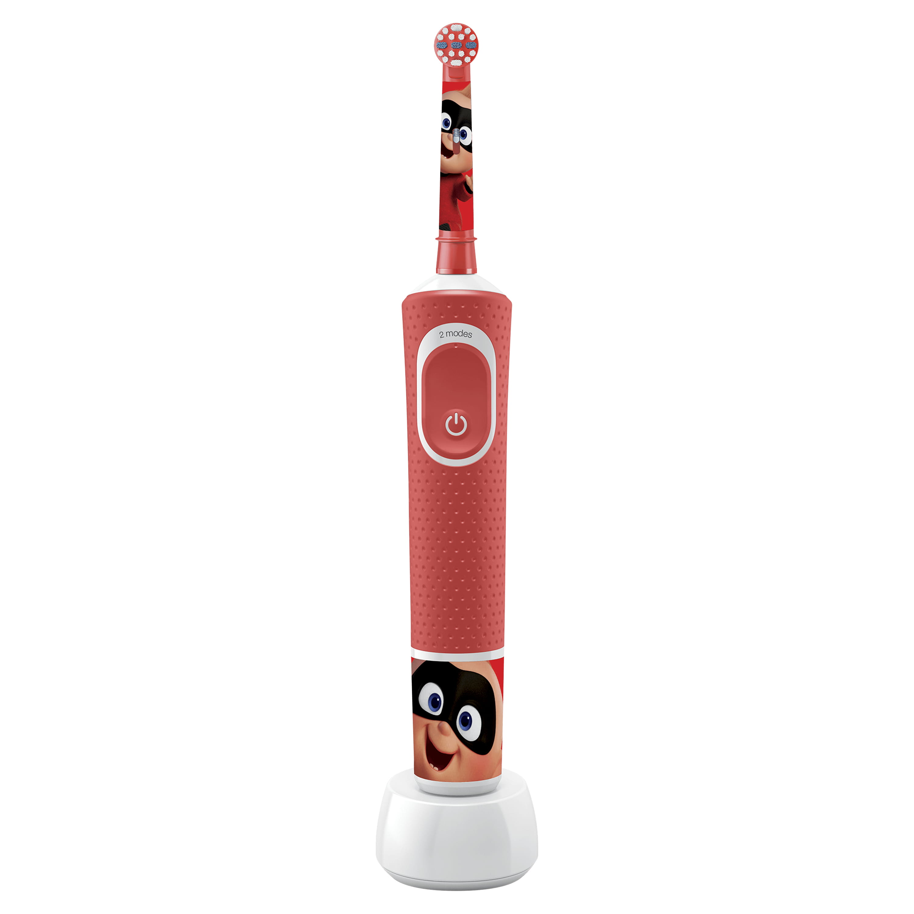 Oral-B Kids 80336780, Kinder, Rotierende Zahnbürste, Sensibel, Rot, Weiß, 2 min, Extra weich