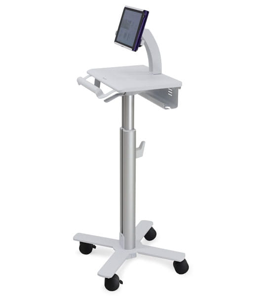 Ergotron Tablet Cart, SV10 - Wagen - für Tablet / Tastatur - medizinisch - Metall - weiß, Aluminium - Bildschirmgröße: bis zu 30,5 cm (bis zu 12 Zoll) Ergotron Tablet Cart, SV10 - Wagen - für Tablet / Tastatur - medizinisch - Metall - weiß, Aluminium - Bildschirmgröße: bis zu 30,5 cm (bis zu 12 Zoll)