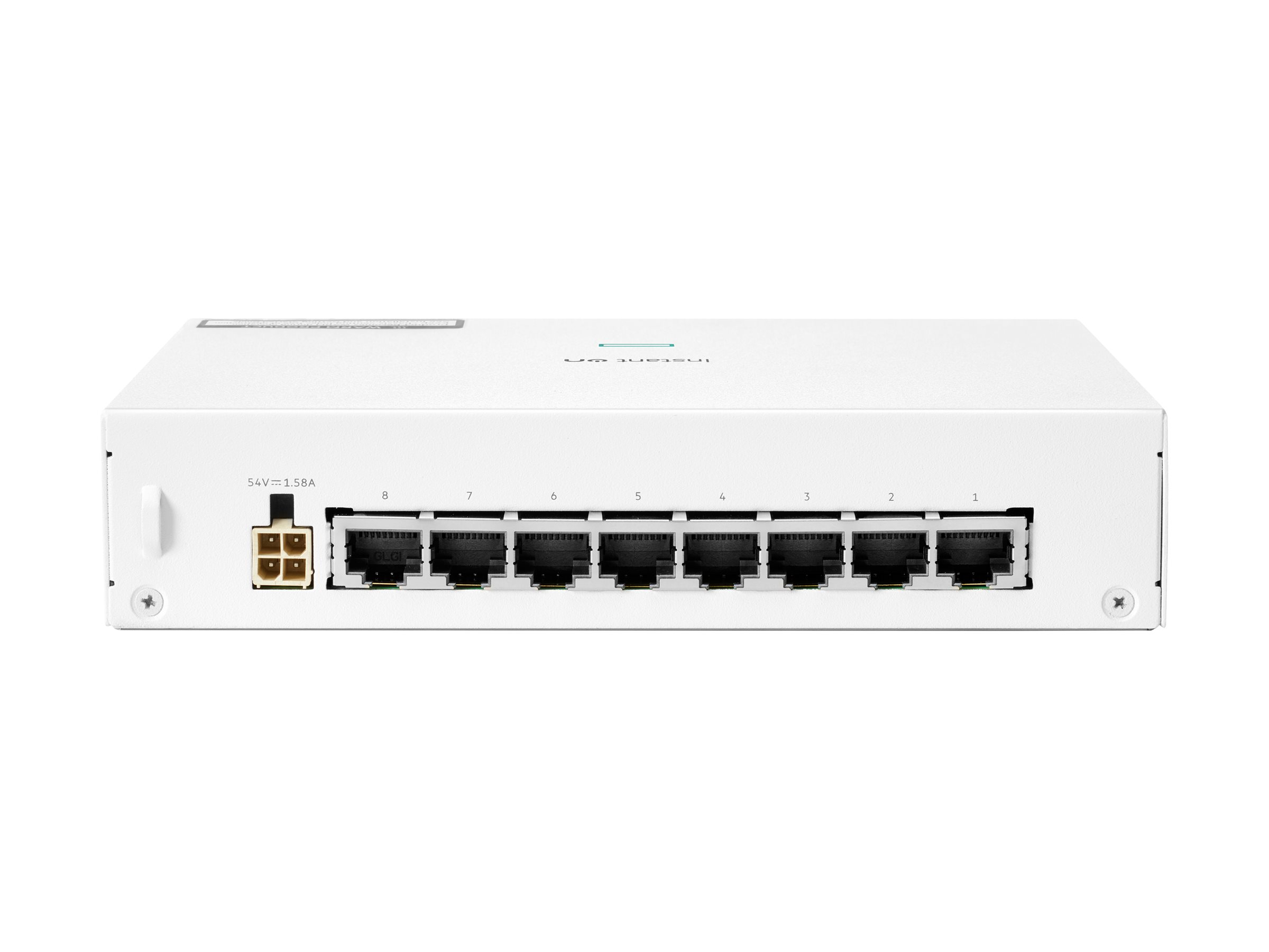 HPE Networking Instant On 1430 8G Class4 PoE 64W Switch - Switch - unmanaged - 8 x 10/100/1000 (PoE Class 4)