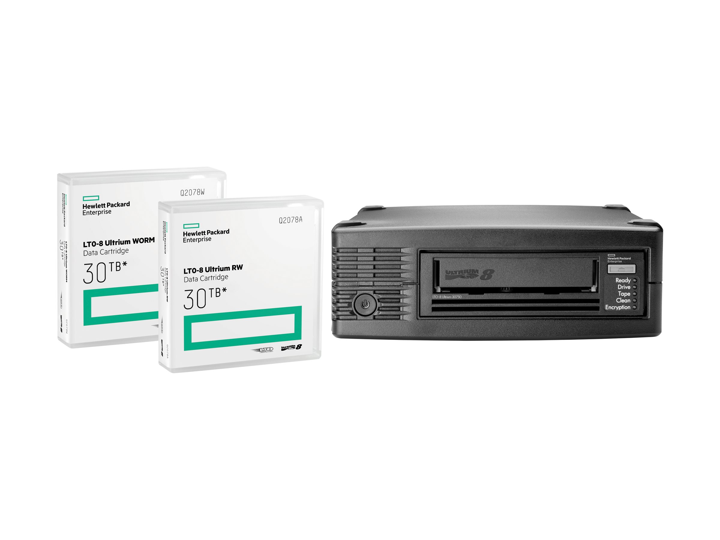 HPE StoreEver LTO-8 Ultrium 30750 - Bandlaufwerk - LTO Ultrium (12 TB / 30 TB)