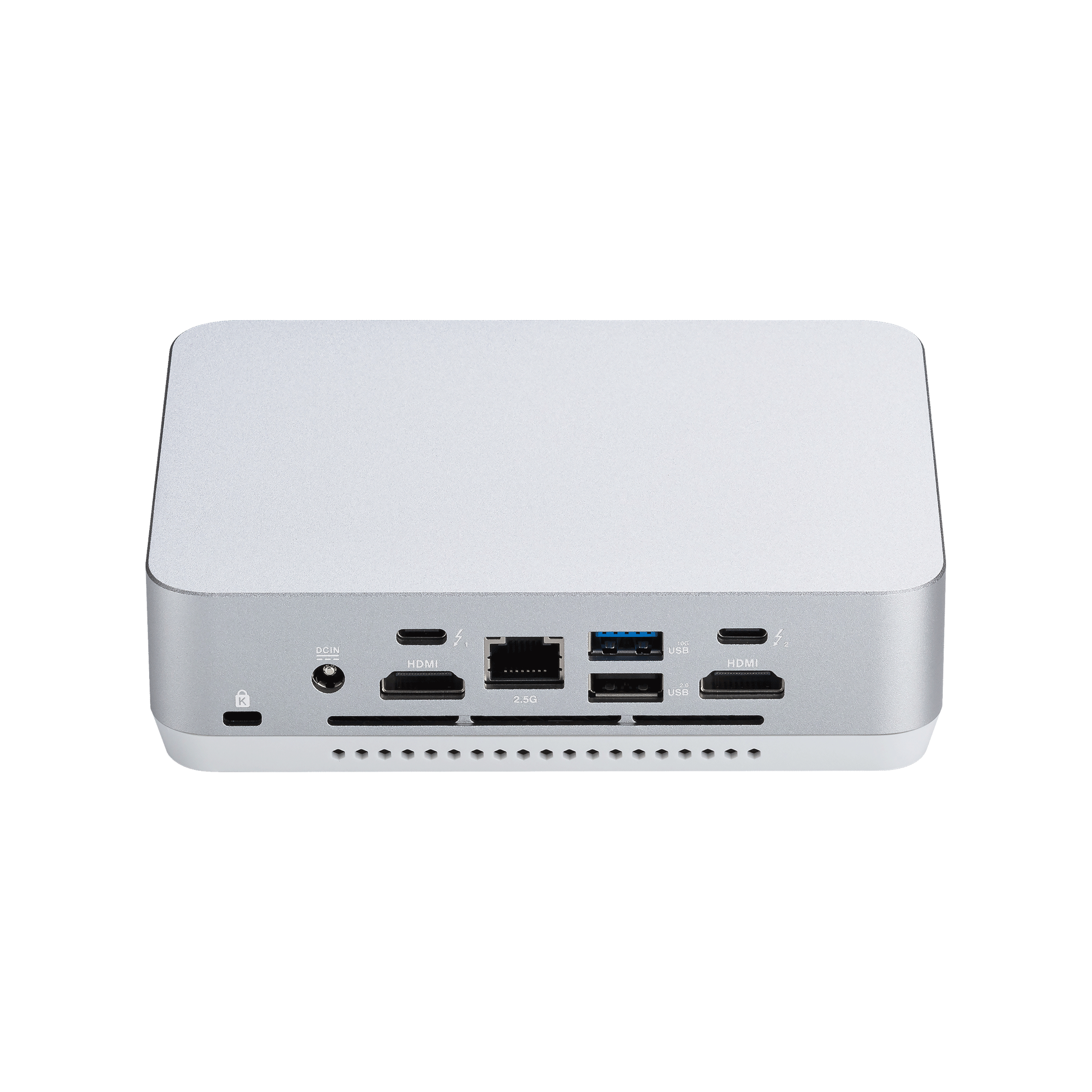 ASUS NUC 14 Pro+ RNUC14RVSU500000I - Barebone - Mini-PC - 1 x Core Ultra 5 125H / 1.2 GHz - RAM 0 GB - Intel Arc Graphics - 1GbE, 2.5GbE, Wi-Fi 6E, Bluetooth 5.3 - WLAN: 802.11a/b/g/n/ac/ax (Wi-Fi 6E)