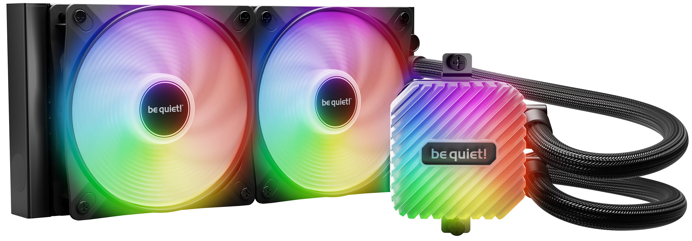 Be Quiet! Light Loop - Prozessor-Flüssigkeitskühlsystem - Kühlergröße: 240 mm - (für: LGA1150, LGA1151, LGA1155, LGA1851, LGA1700, LGA1200, AM5, AM4)