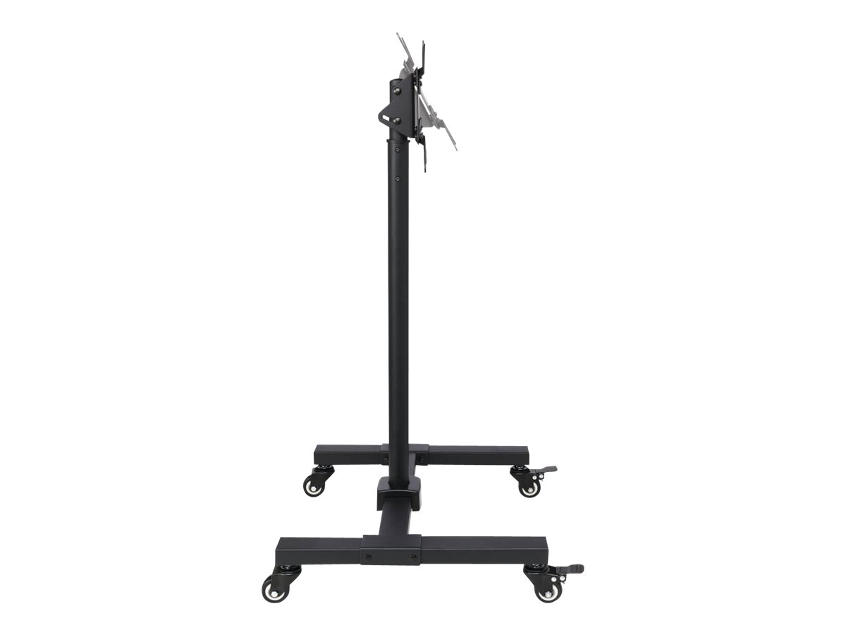 Tripp Eaton Tripp Lite Series Mobile TV Stand - Height Adjustable, 13" to 42" TVs and Monitors, Locking Casters, Black - Wagen - für interaktives Flachfeld- / LCD-Display - Aluminium, Stahl - Schwarz - Bildschirmgröße: 33-106.7 cm (13"-42")