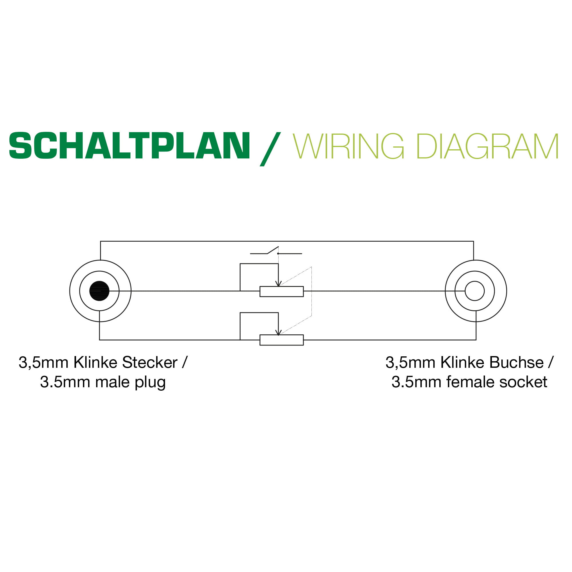 InLine Slim Audio Kabel Klinke 3,5mm ST / BU - mit Lautstärkeregler - 0,25m