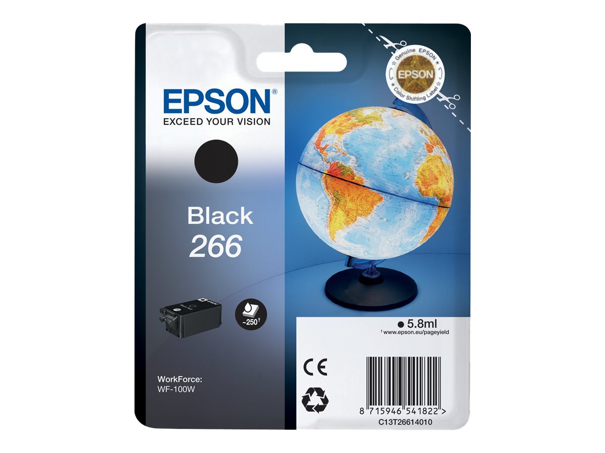 Epson 266 - 5.8 ml - Schwarz - original - Blister