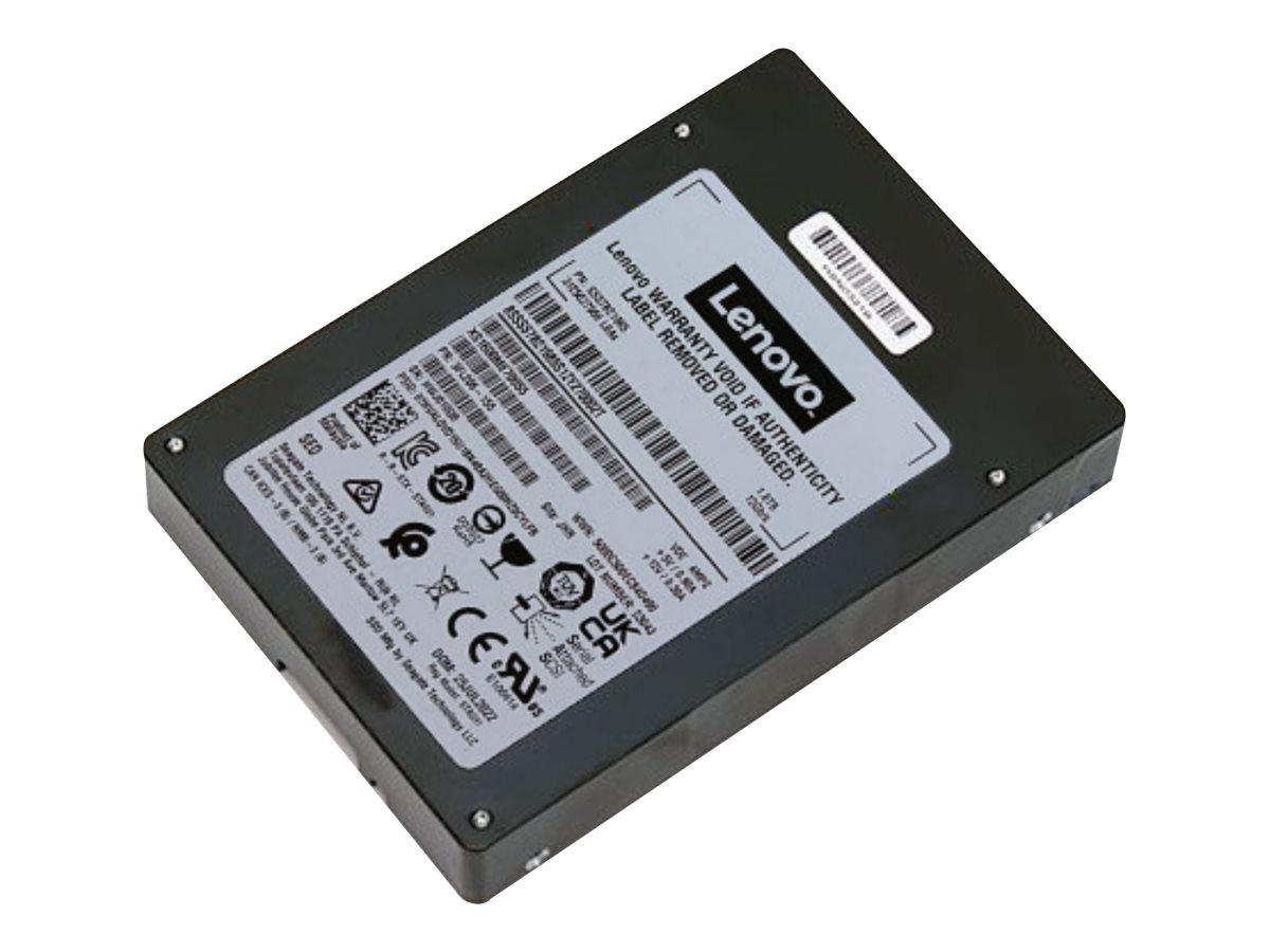 Lenovo Seagate Nytro 3750 - SSD - Write Intensive - verschlüsselt - 1.6 TB - Hot-Swap - 2.5" (6.4 cm)
