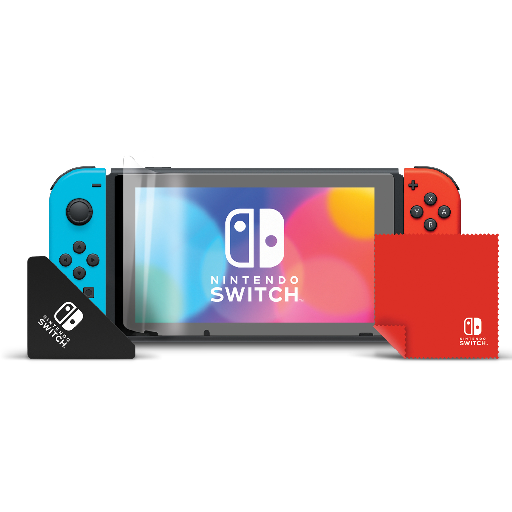 PDP 500-219-EU, Displayschutz, Nintendo Switch, Transparent, Kratzresistent, Splitterfrei, Klare Bildschirmschutzfolie, Nintendo