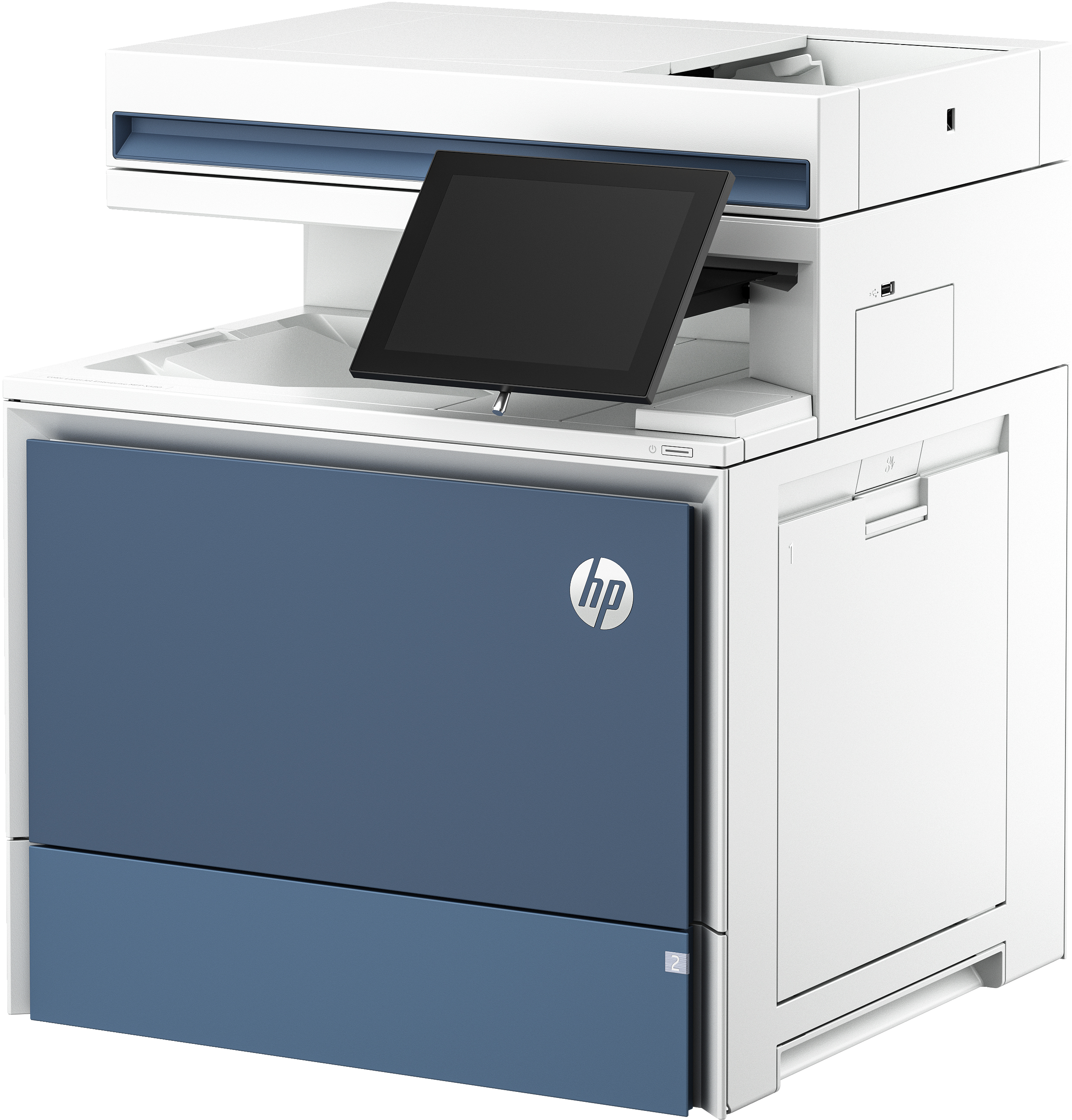 HP Color LaserJet Enterprise MFP X58045dn Drucker, Laser, Farbdruck, 1200 x 1200 DPI, A4, Direktdruck, Grau