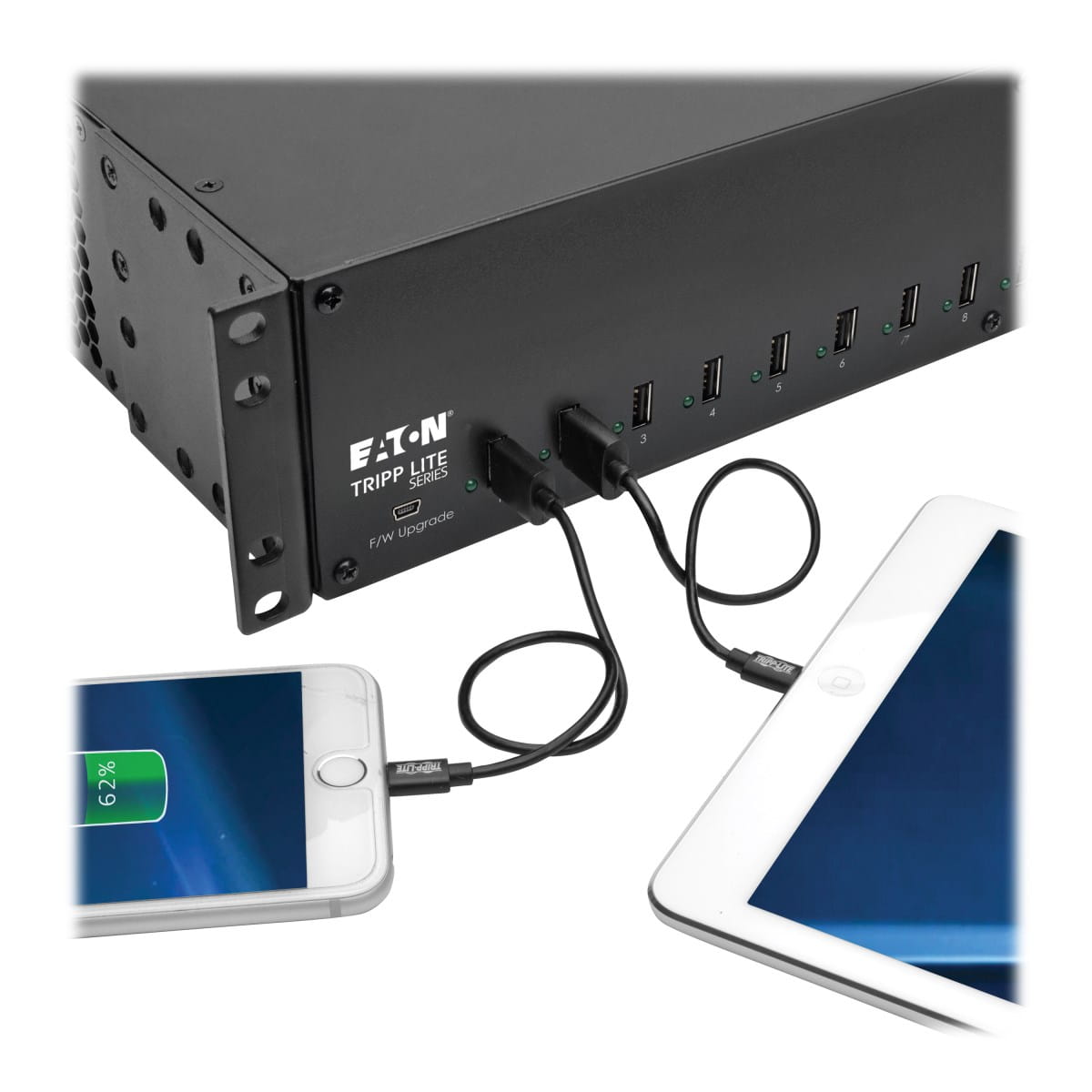 Tripp Eaton Tripp Lite Series 16-Port USB Charging Station with Syncing, 230V, 5V 40A (200W)