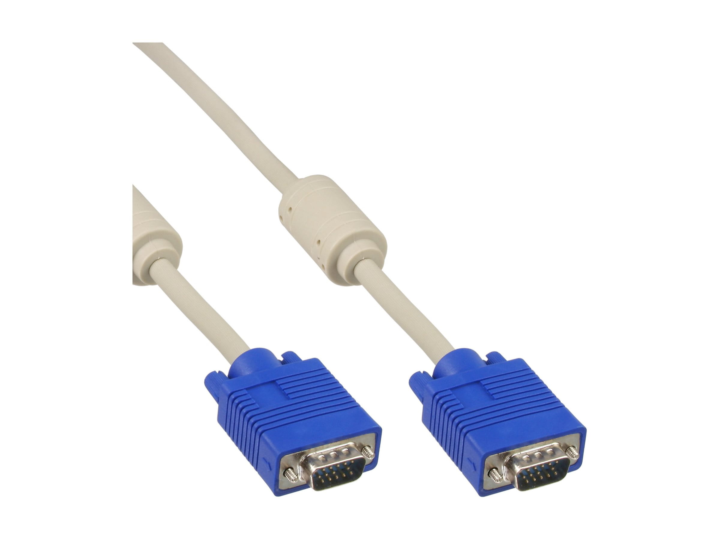 InLine S-VGA Kabel - 15pol HD Stecker / Stecker - grau - 1,5m