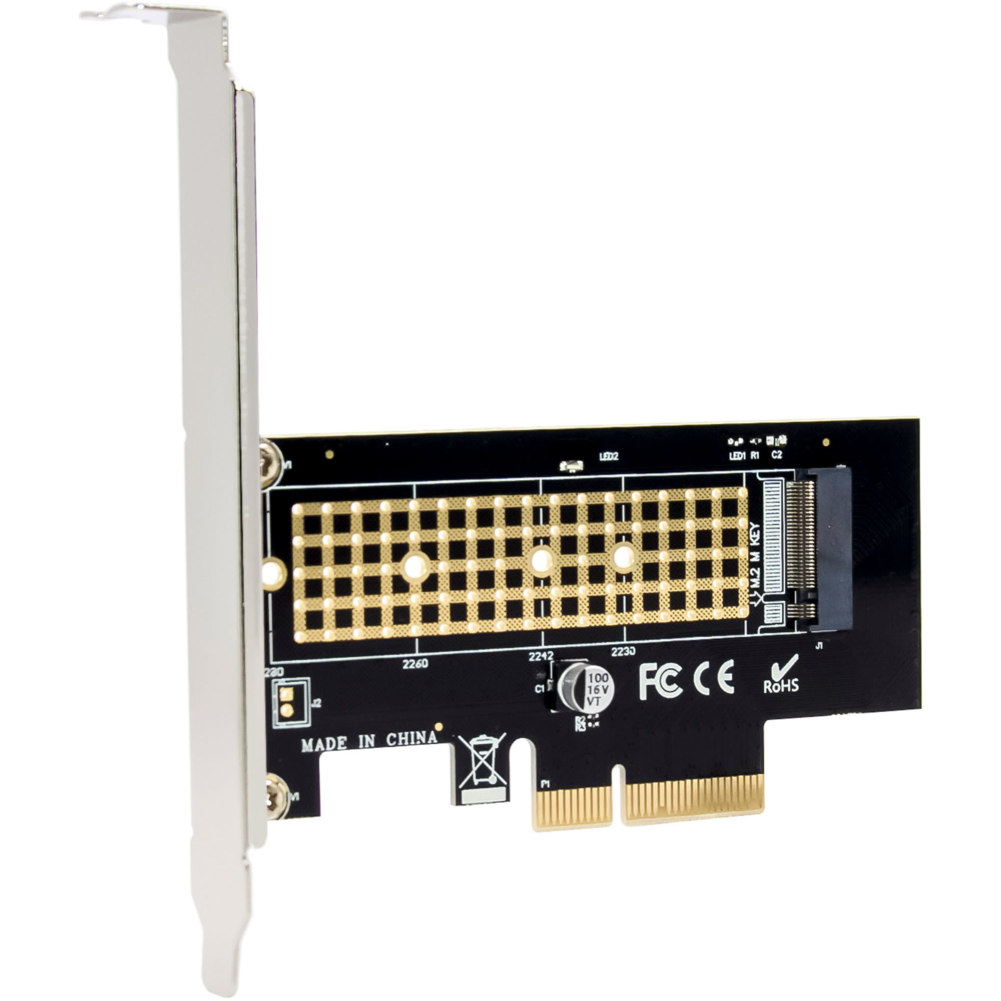 InLine PCIe Karte zu 1x intern NVMe M.2 Key M - PCIe x4