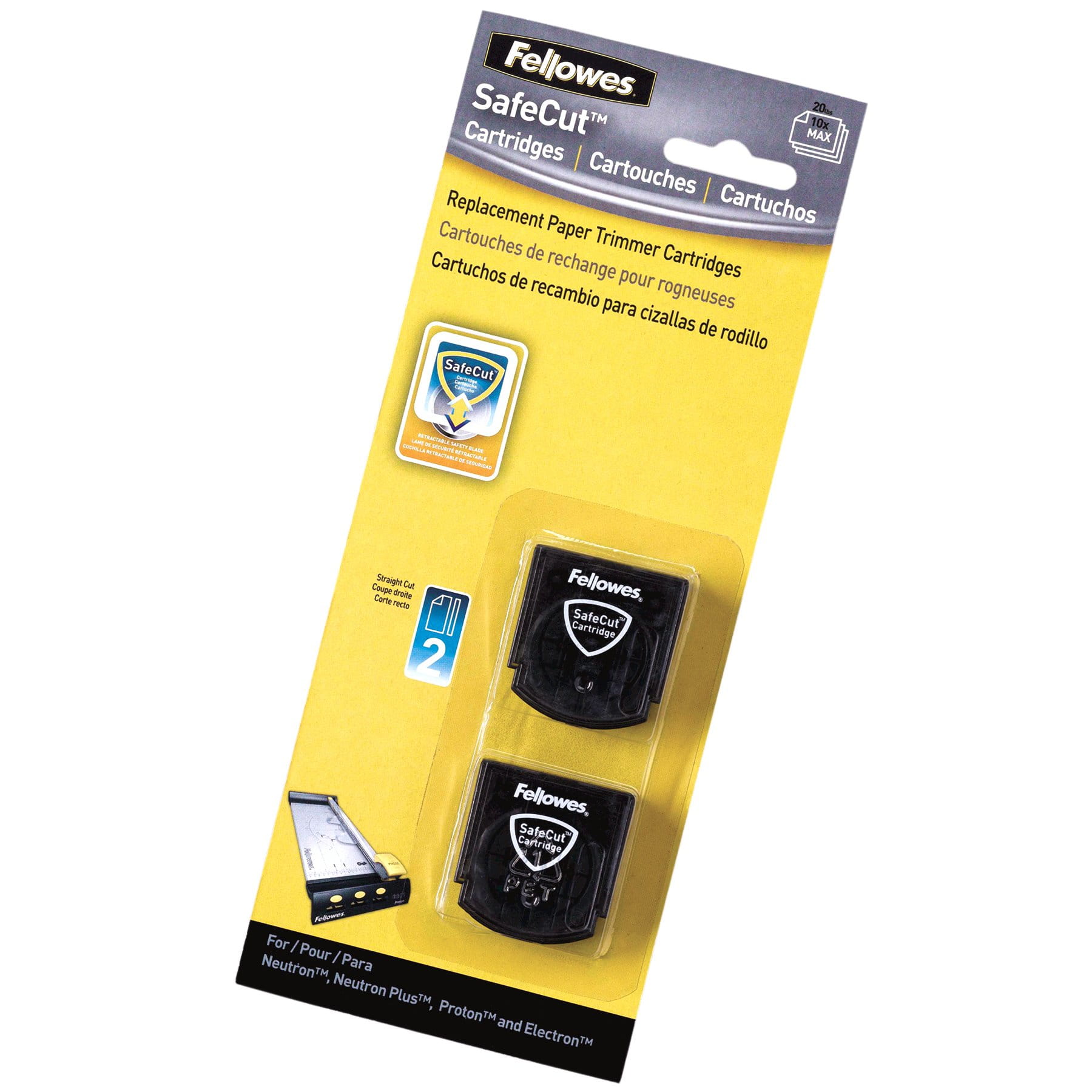 Fellowes SafeCut - Austausch-Klingenpatrone (Packung mit 2)