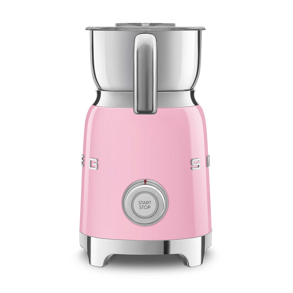 SMEG MFF11PKEU, Automatic milk frother/warmer, Rose, Edelstahl, 250 ml, Heiß & Kalt, Kunststoff