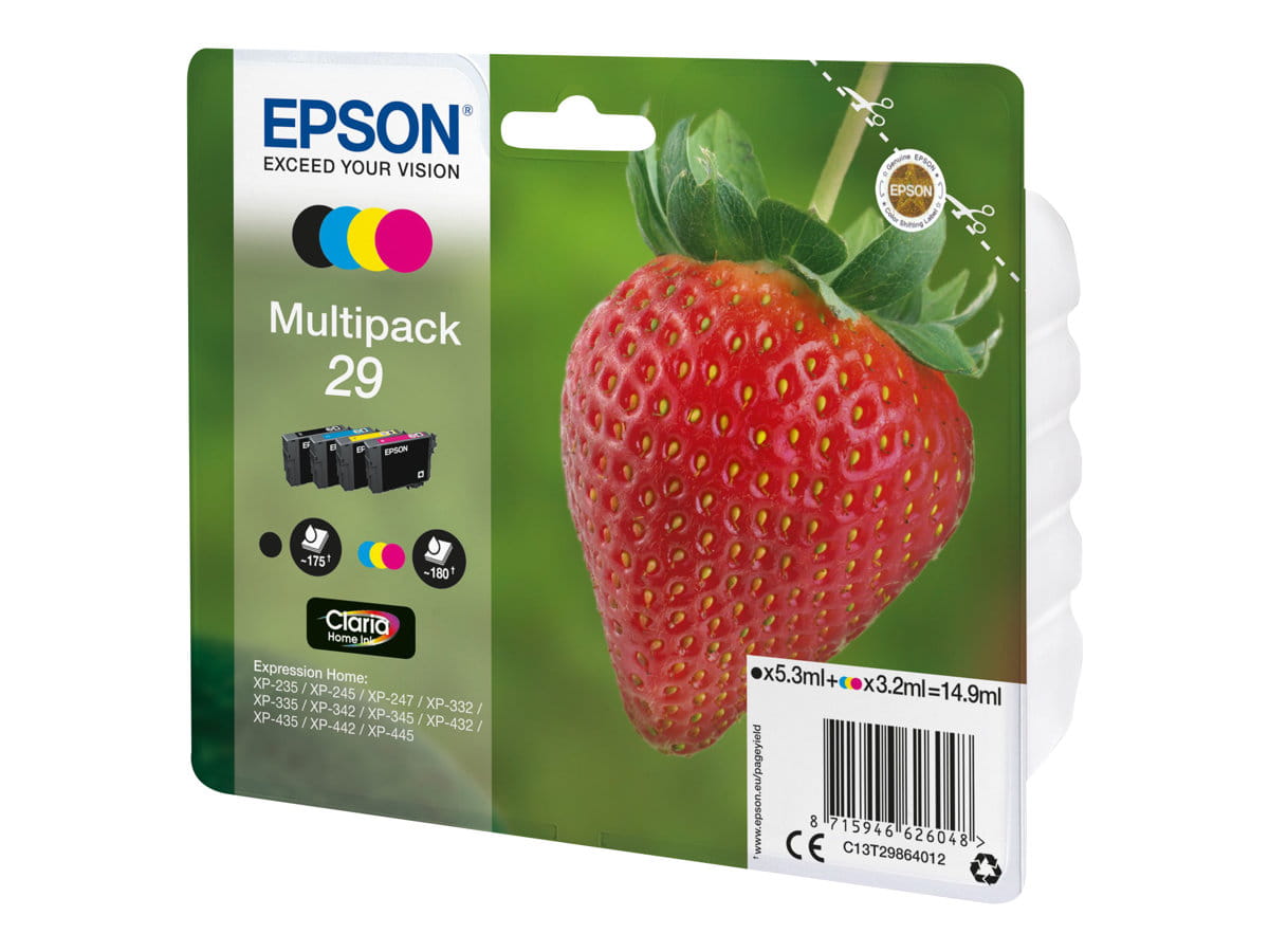 Epson 29 Multipack - 4er-Pack - Schwarz, Gelb