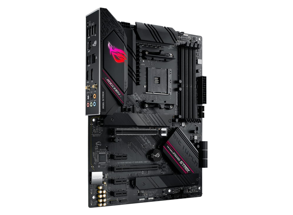 ASUS ROG STRIX B550-F GAMING WIFI II - Motherboard - ATX - Socket AM4 - AMD B550 Chipsatz - USB-C Gen2, USB 3.2 Gen 1, USB 3.2 Gen 2 - 2.5 Gigabit LAN, Wi-Fi 6, Bluetooth - Onboard-Grafik (CPU erforderlich)